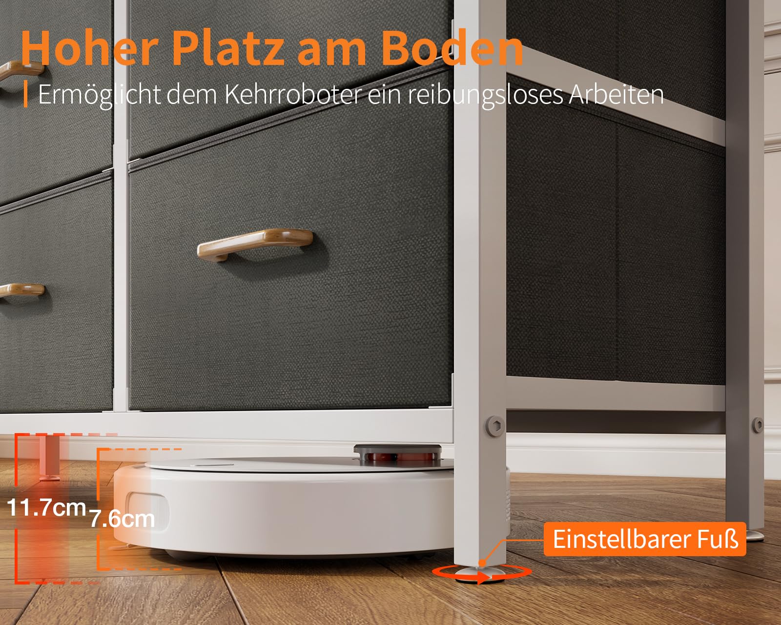 PowerCharge Industriële Ladekast met 6 Lades & Stopcontacten - Kommode