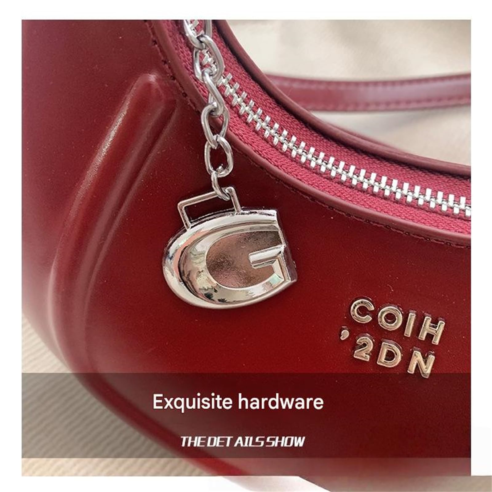 Borsa A Mano Tracolla Versatile retrò-Bianco