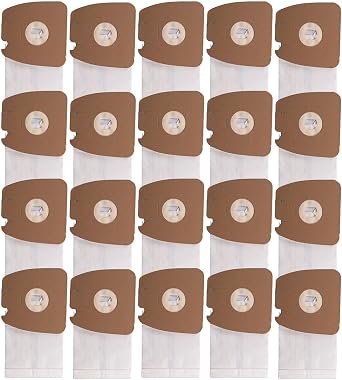 20 Pack Replacement Vacuum Dust Bags MM Premium Paper Bag Fit For Sanitaire S3680 & SC3680 Canister Vacuums, 63253A 20 Pack