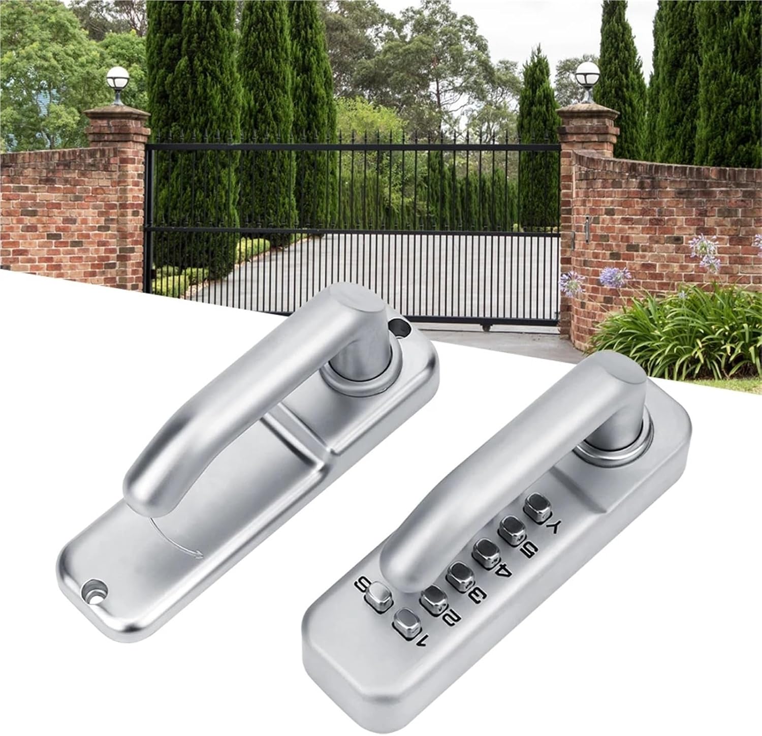 Coded Lock Mechanical Door Waterproof Combination Password Locks Gate Security