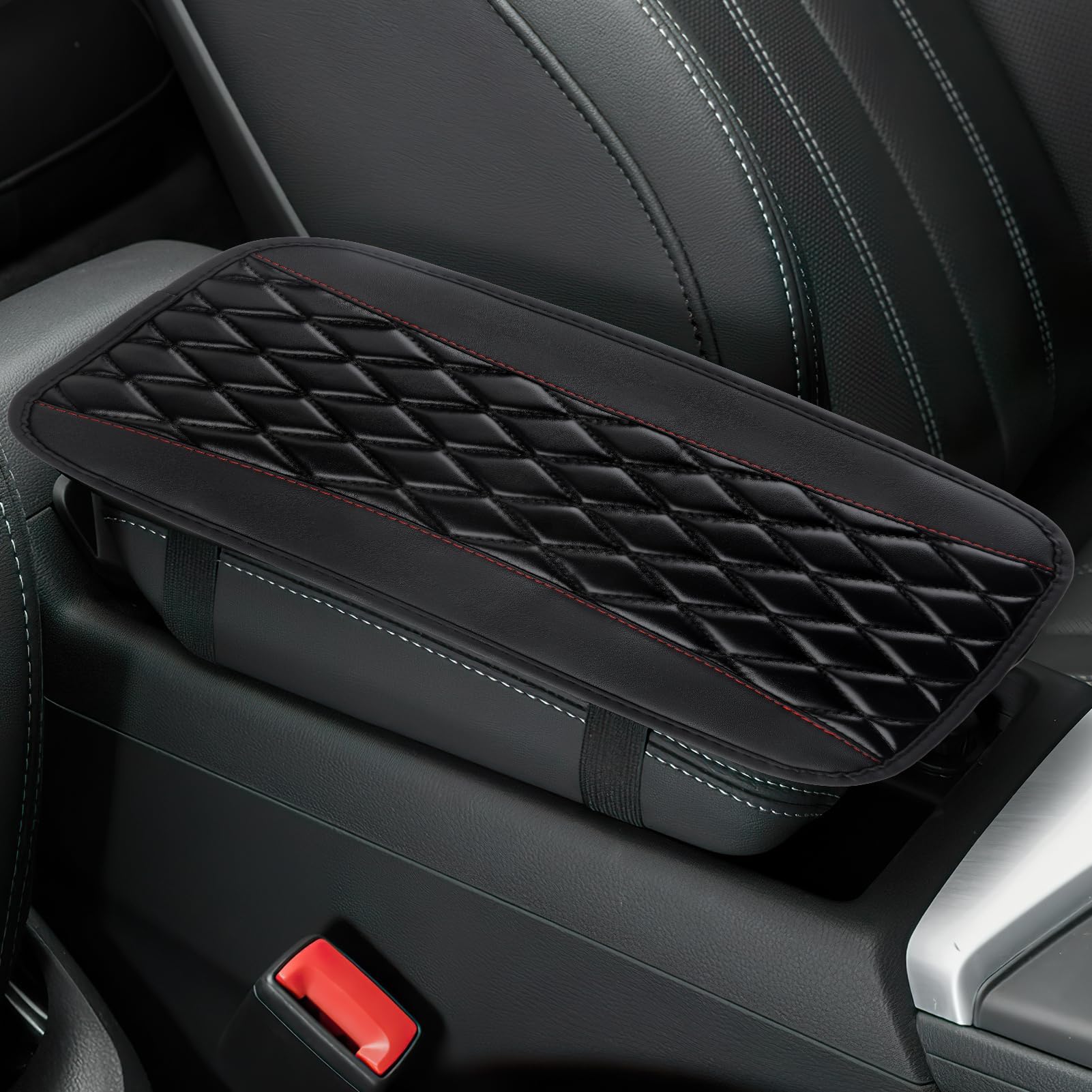 Designed To Fit Ford Explorer 2011-2026 Fleece Auto Armrest Center Console Cover Handmade In USA F15 - Finland