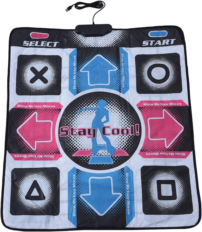 USB Dance Floor Mat, Electronic PC Non-Slip and Wear-Resistant Dancing Pad, for Kids/Adults/Family Home Entertainment