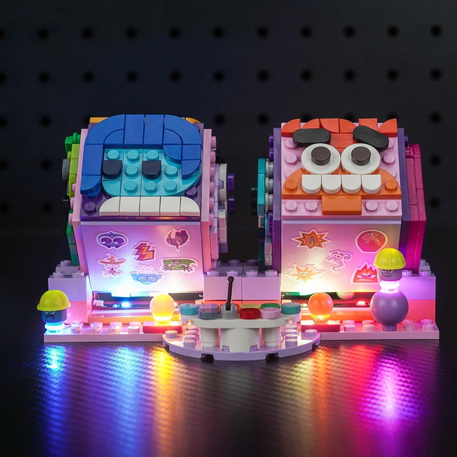 LocoLee LED Light Kit Compatible with Lego 43248 Inside Out 2 Mood Cubes - No Models Only Light, Creative Lighting Set Accessories Compatible with Lego 43248 Inside Out 2 Mood Cubes Set
