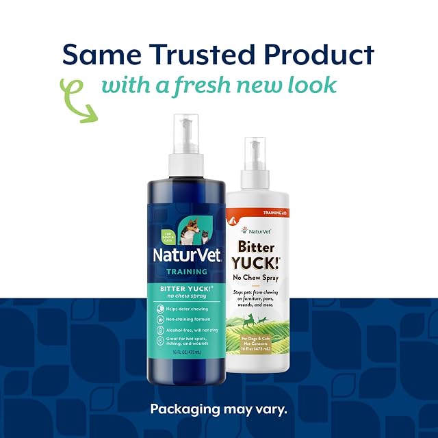 Foto 2 de 6 de NaturVet Bitter Yuck - Spray sin Masticar, 480 ml