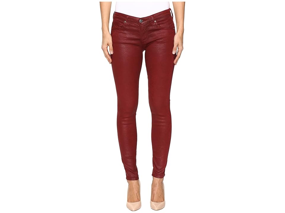 

AG Adriano Goldschmied Leggings Ankle in Crackle Ruby Rouge (Crackle Ruby Rouge) Women's Jeans