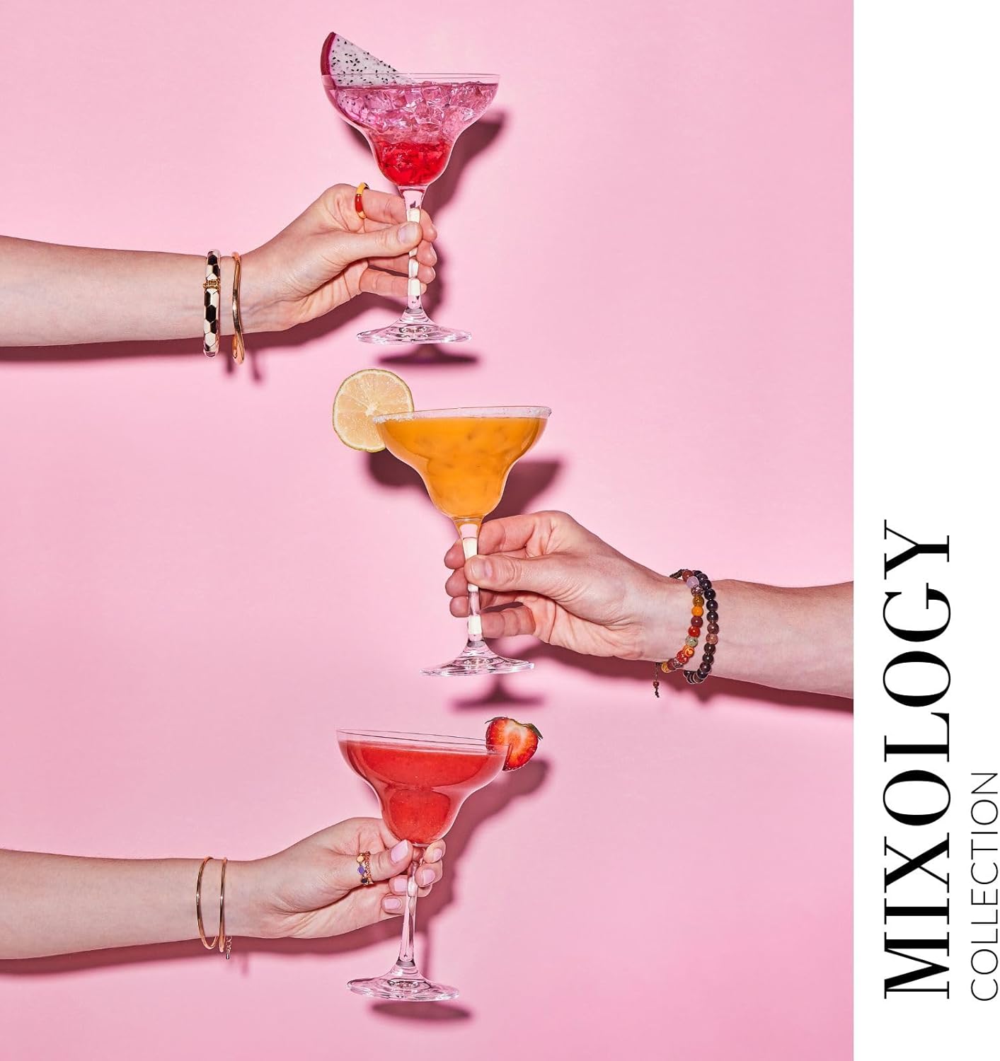 Krosno Margarita Cocktail Glasses, Set of 6, 9.1 oz, Mixology Collection, Ideal for Cocktails, Frozen Desserts, Dishwasher Safe, Made in Europe - Image 5