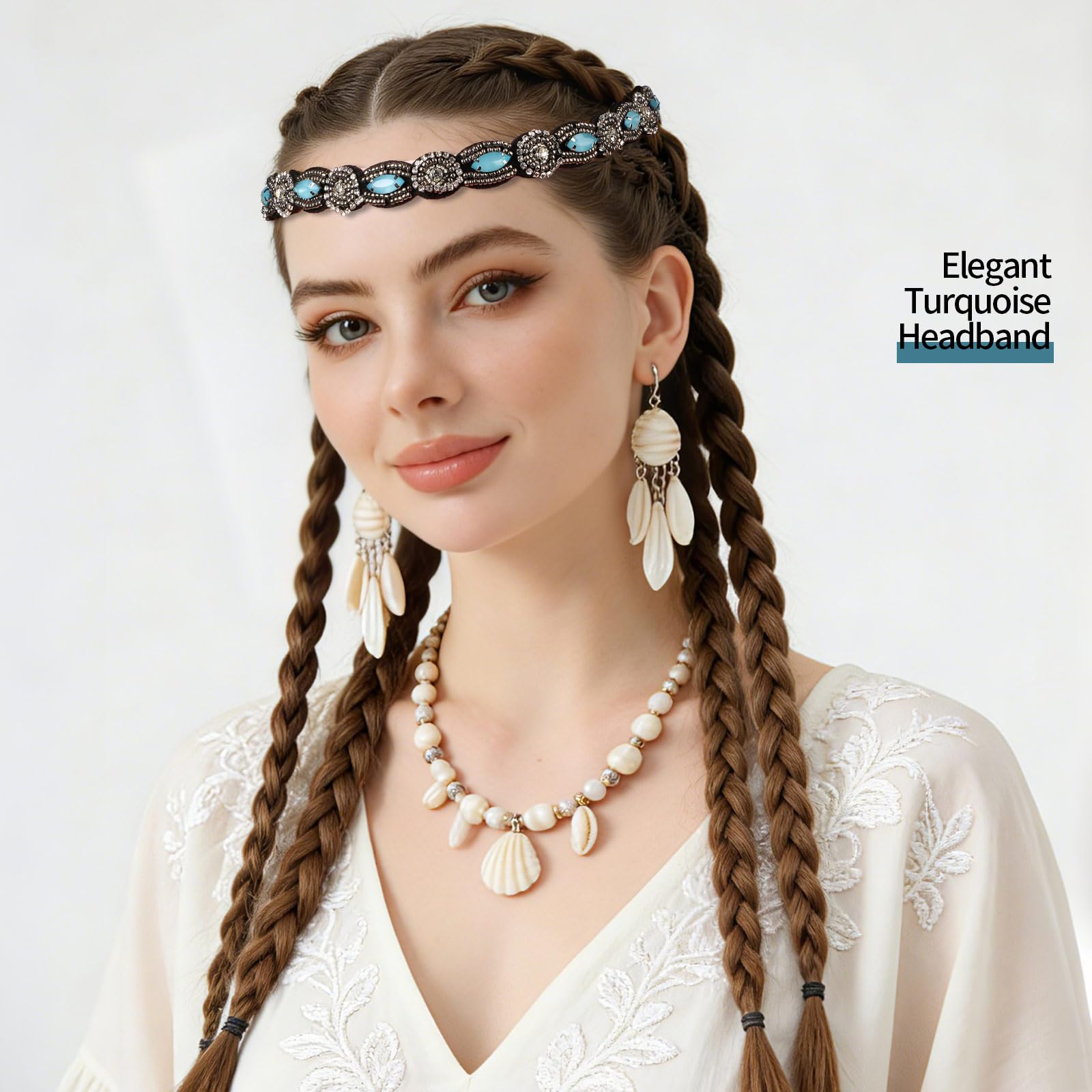 Amazon.com : Teenitor 5pcs Hairbands for Women, 5 Rhinestone 