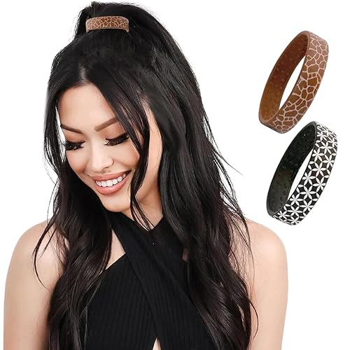 PONY-O pequeño para cabello muy fino o secciones de cabello  PONY-O Revolutionary - Soporte alternativo para coleta de caballo - Paquete de 2