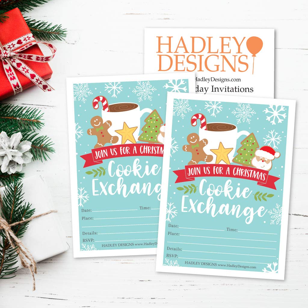 Work Christmas Cookie Exchange Invitations 118+ Free Templates For