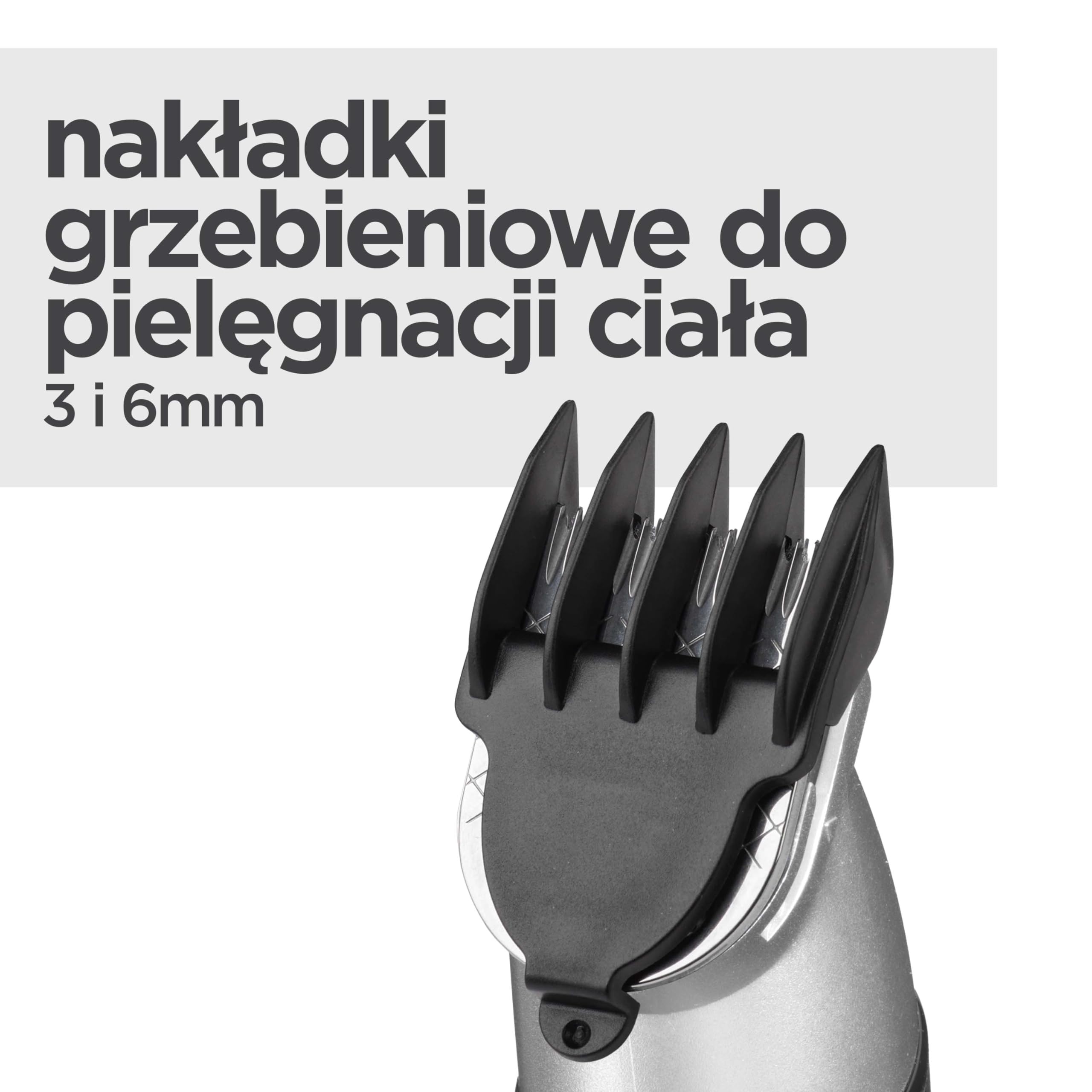 BaByliss Lithium Power 11 w 1 Multi-Trimmer - bezprzewodowy zestaw do pielęgnacji, w tym trymer do brody i trymer do nosa, wodoodporny, prezent dla mężczyzn, czarny/szary, MT812E