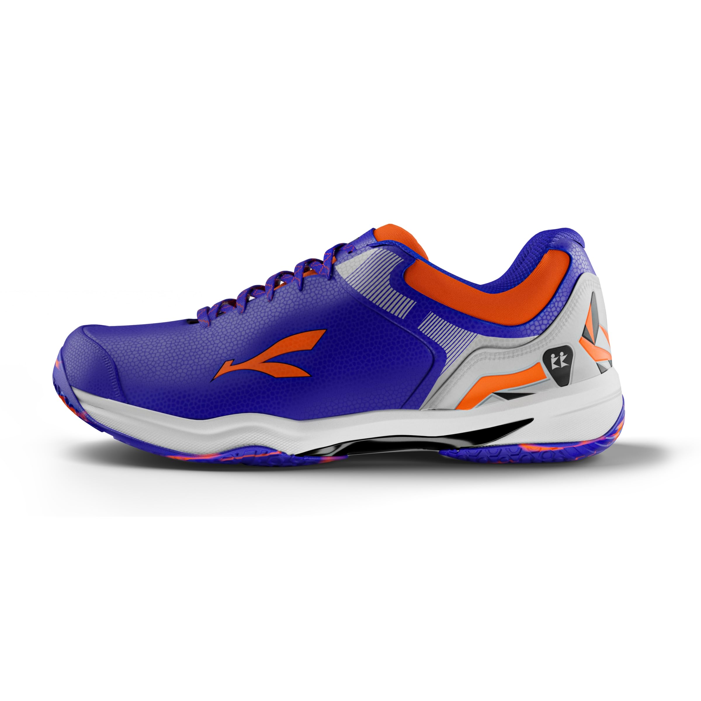 KONEX Fusion Non Marking Badminton Shoes for Men & Women | Water Resistant, Lightweight & Anti Skid Court Shoes | Ideal for Badminton, Squash, Pickleball, Paddle & Tennis