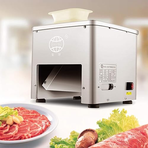 Cortadora de carne comercial con 3 formas de cutiing, 550 W, 353 libras/H, cortadora de carne triturada, cuchilla de 0.138 in, afeitadora de carne
