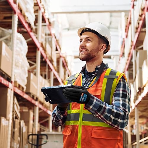 Miniatura 10 de KAYGO Chalecos de seguridad de alta visibilidad KG0100, Chalecos de seguridad reflectantes con bolsillos y cremallera,ANSI Tipo R Class2 Not FR