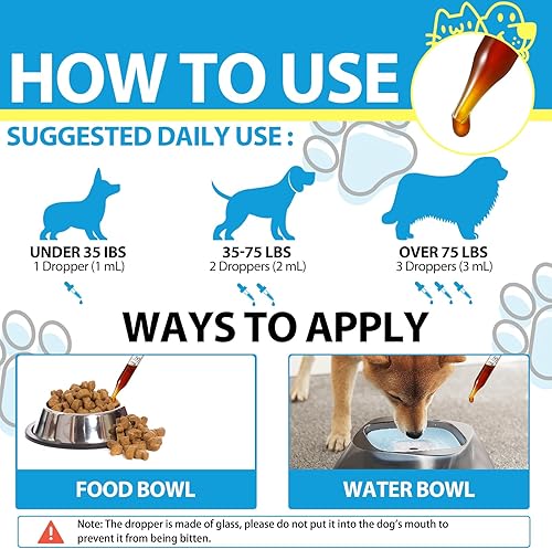 Miniatura 7 de Tratamiento para la tos de la perrera para perros, gotas herbales para la tos de la perrera, alivio de la tos del perro, alivio de la alergia