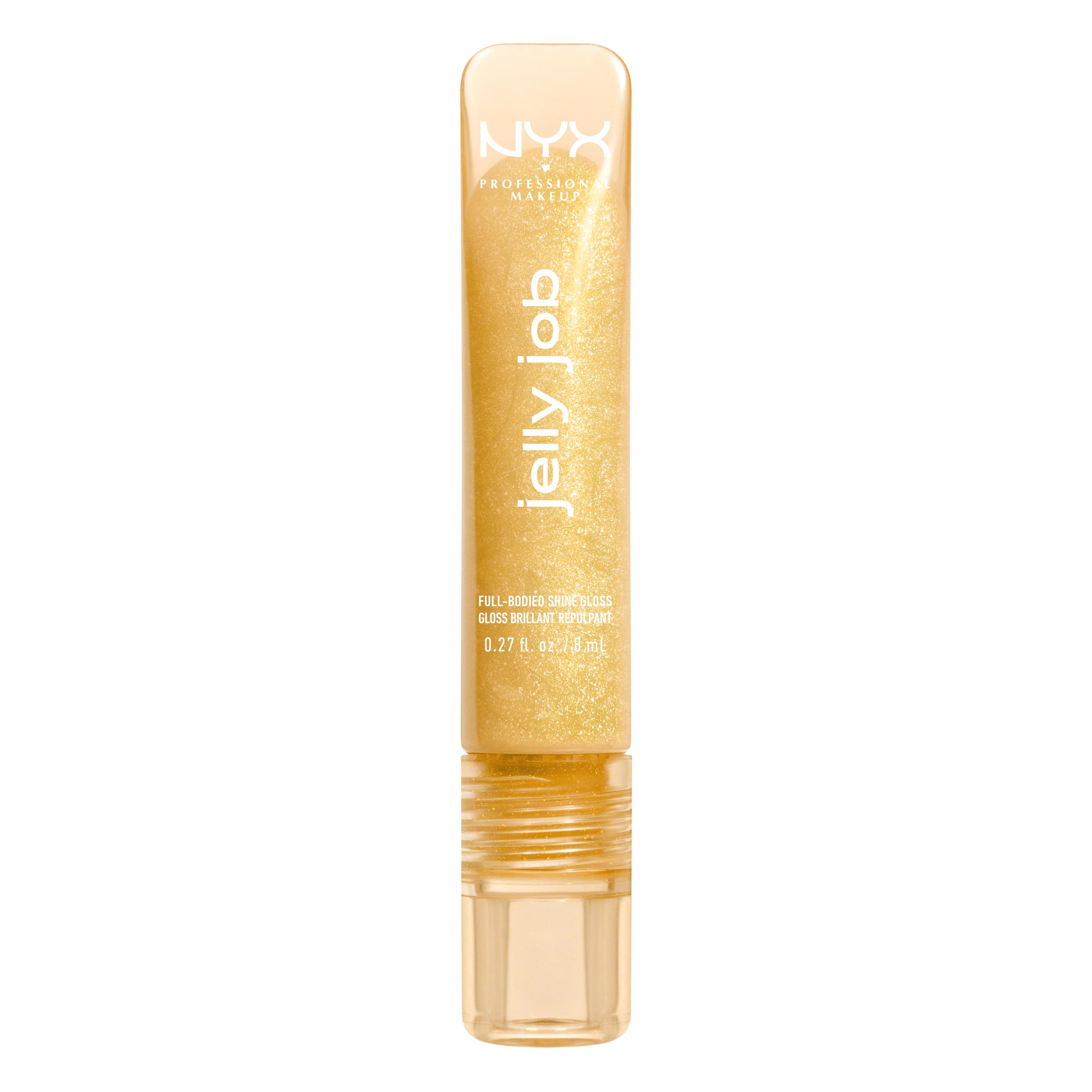 NYX Professional Makeup Lip Gloss, Plumping Peptide Formula, Glow Job