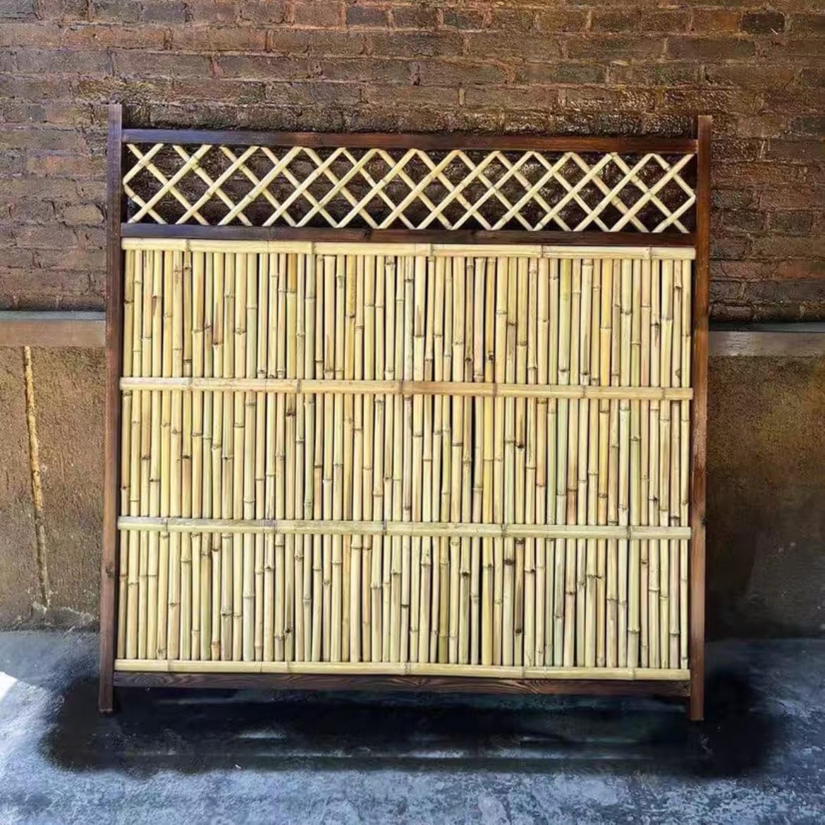 Amazon | Warayumi 目隠し竹垣 竹フェンス 屋外 パーテーション 和風