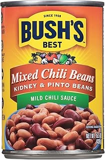 Bush's Mixed Chili Beans Pinto & Kidney Beans in Medium Chili Sauce - 15...