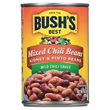 Amazon.com : Bush's Mixed Chili Beans Pinto & Kidney Beans