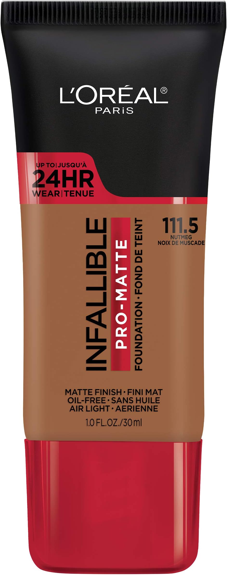 Cosmetics Makeup Infallible Pro-Matte Liquid Longwear Foundation, Nutmeg, 1 fl oz