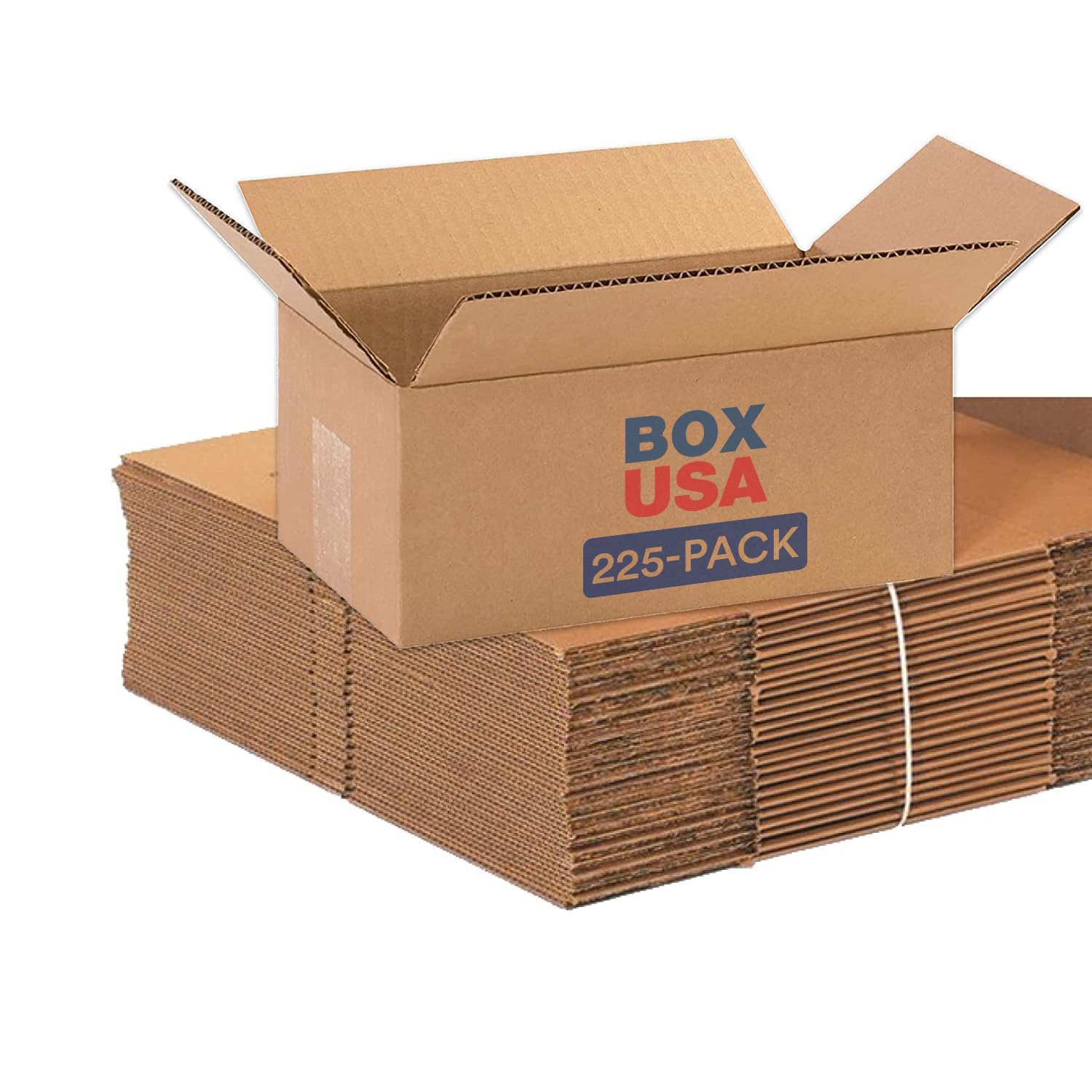 BOX USA 10 x 6 x 4 Corrugated Cardboard Boxes, Small 10"L x 6"W x 4"H, Pack of 225 | Shipping, Packaging, Moving, Storage Box for Home or Business,