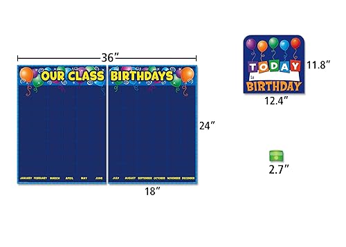 Miniatura 2 de Teacher Created Resources Tablero de anuncios con gráfico de cumpleaños 5335