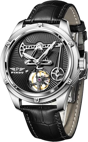 Relojes automáticos para hombre, diseño propio y modificado 8215, movimiento de pozo de petróleo, diseño de excavación de pozos de petróleo, 164.0