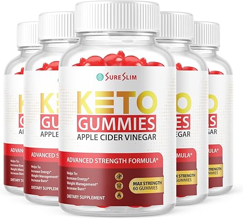 Miniatura 1 de Gomitas Keto Sure Slim - Veganas, sin OGM - Gomitas Keto con vinagre de sidra de manzana, gomitas Keto Sureslim con ACV para cetosis, fórmula