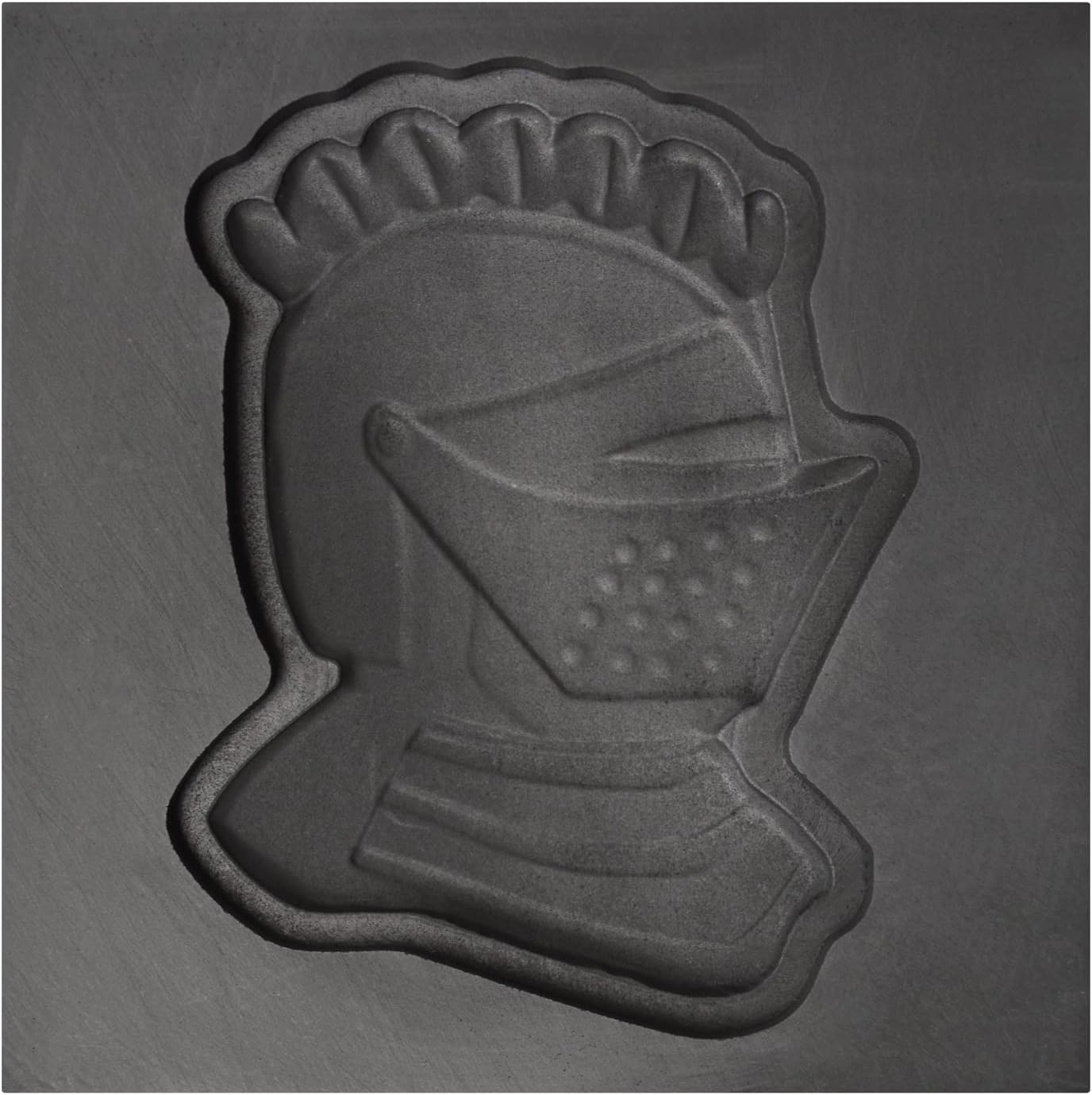 Large - Knight Helmet 3D Graphite Ingot Mold for Precious Metal Casting Gold Silver Copper Aluminum Melting