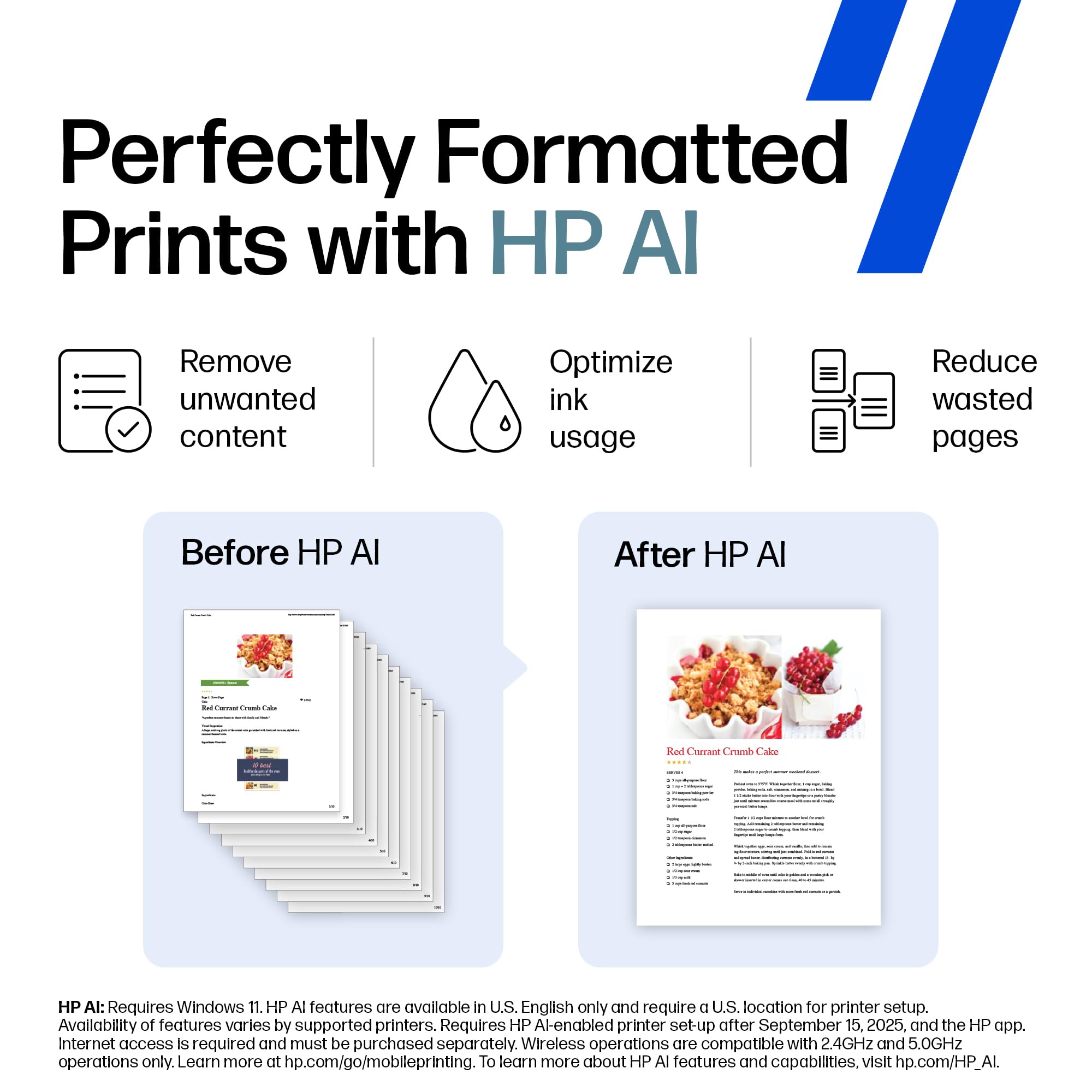 HP OfficeJet Pro 9720e Wide Format Wireless All-in-One Color Inkjet Printer, Print, scan, Copy, ADF, Duplex Printing Best-for-Office, 3 Months of Instant Ink Included, AI-Enabled (53N95A)