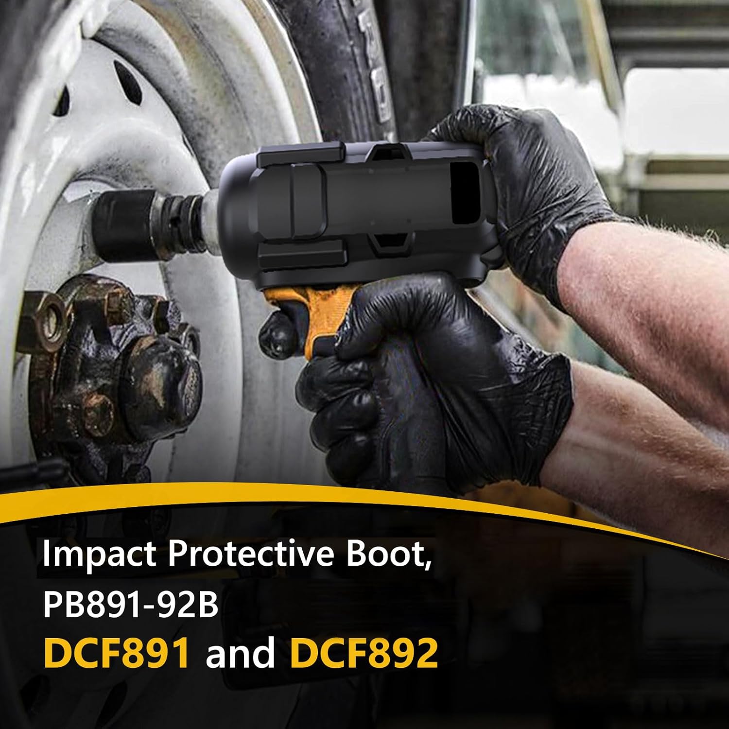Impact Rubber Protective Boot PB891-92B(DCF891) Impact DCF892 Rubber Protective Boot
