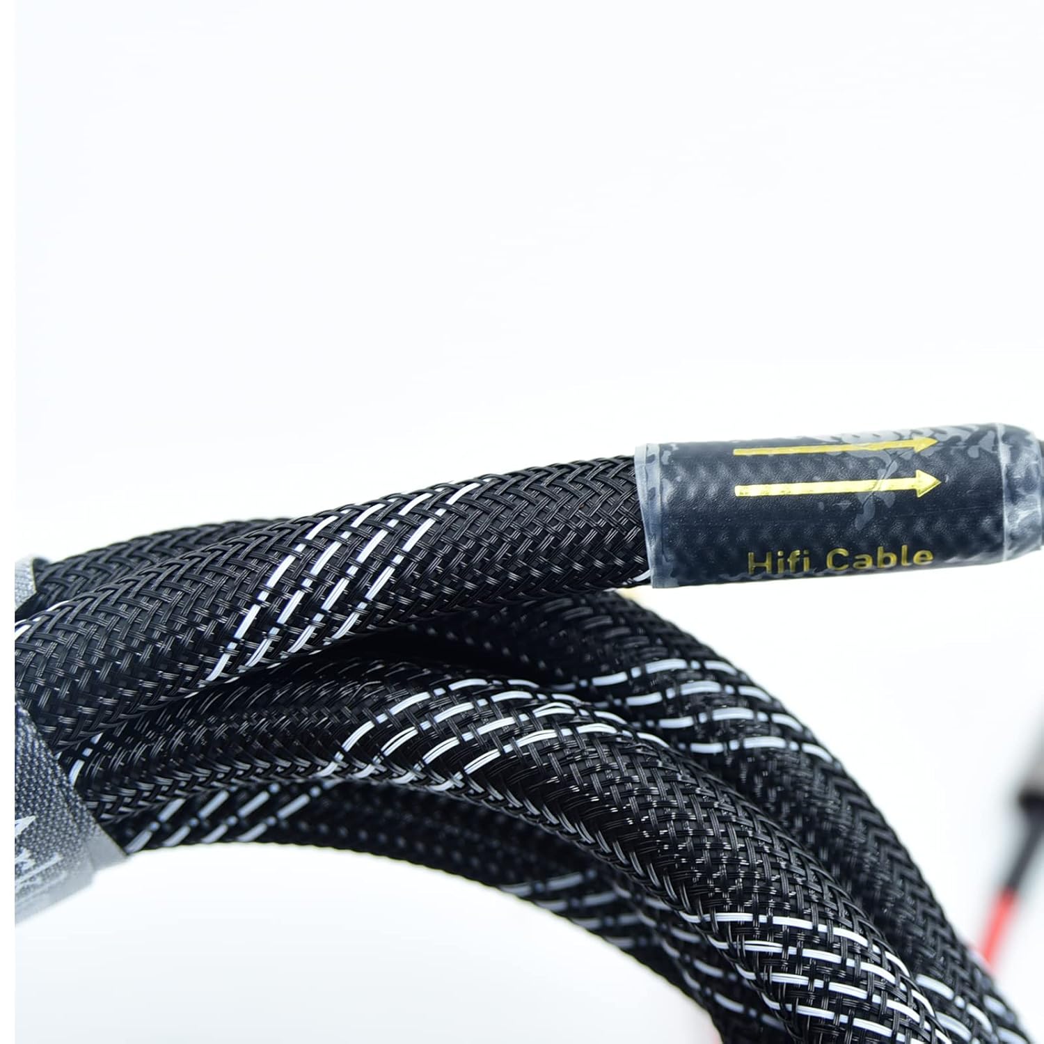 Arklove 10ft 2packs 13awg Speaker Cable Premium Heavy Duty Braided Wire Dual Banana 2 Plug to 4 Banana Male Plugs Frequency Division 2 Banana Plugs - 4 Banana Plugs 1pair - Image 6