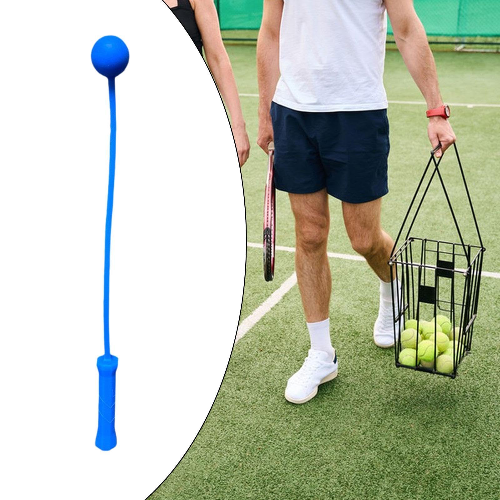 F Fityle Tennis Serve Master Strumento di Allenamento per Il Tennis Giocatore Portatile, migliora i Colpi Forniture Sportive pratiche Strumento di Allenamento