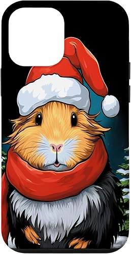 iPhone 12 mini X-Mas Christmas Hat for Guinea Pig Christmas Tree Winter Snow Case