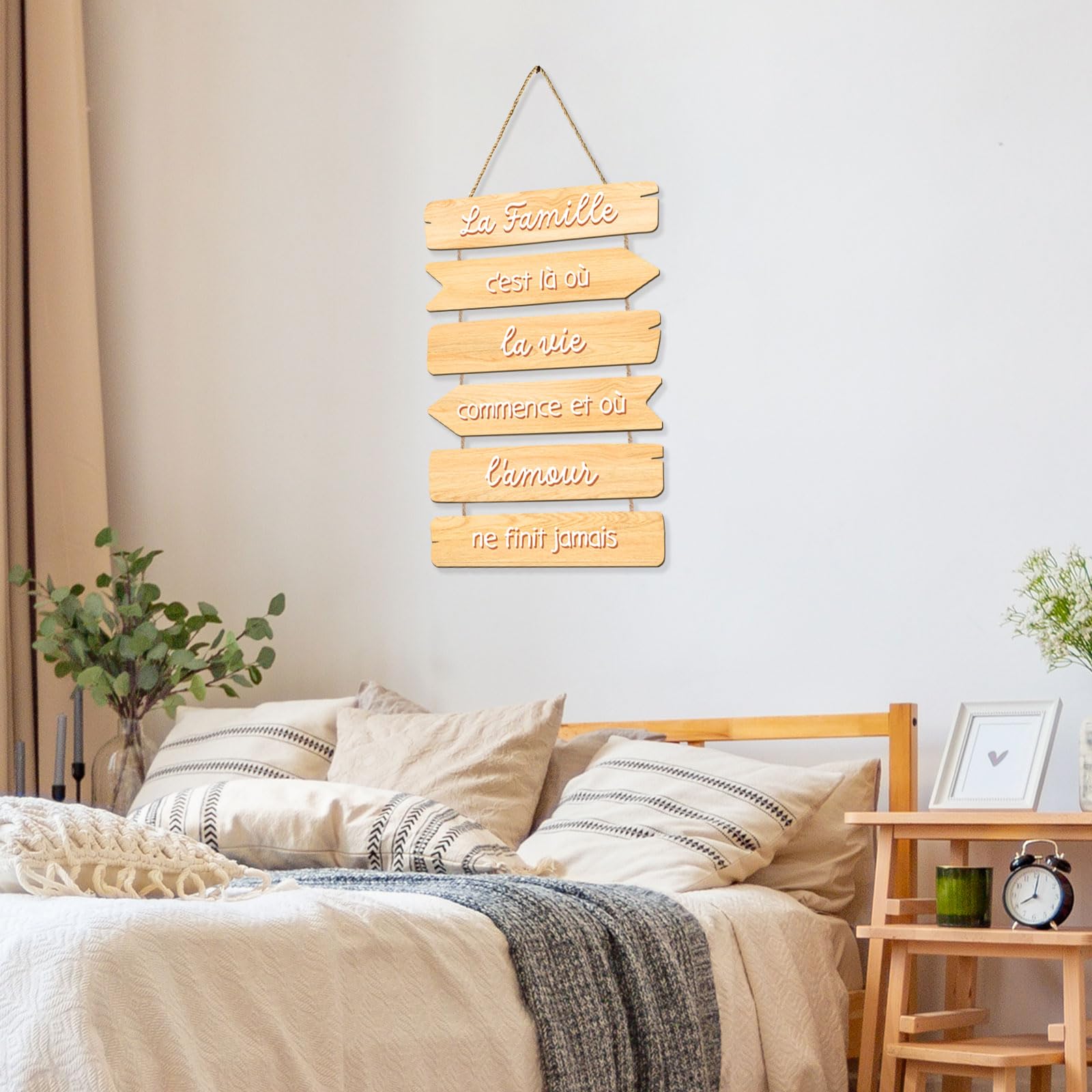 Plaque En Bois Personnalisée Avec Chat À Suspendre - Home Sweet Home
