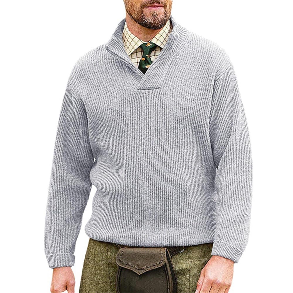 Men Sweater Men Slim Fit Comfortable Warm Long Sleeve Sweater Men Youth All-Match Classic Basic Sweater Men Soft Casual Fashion Knit Sweater