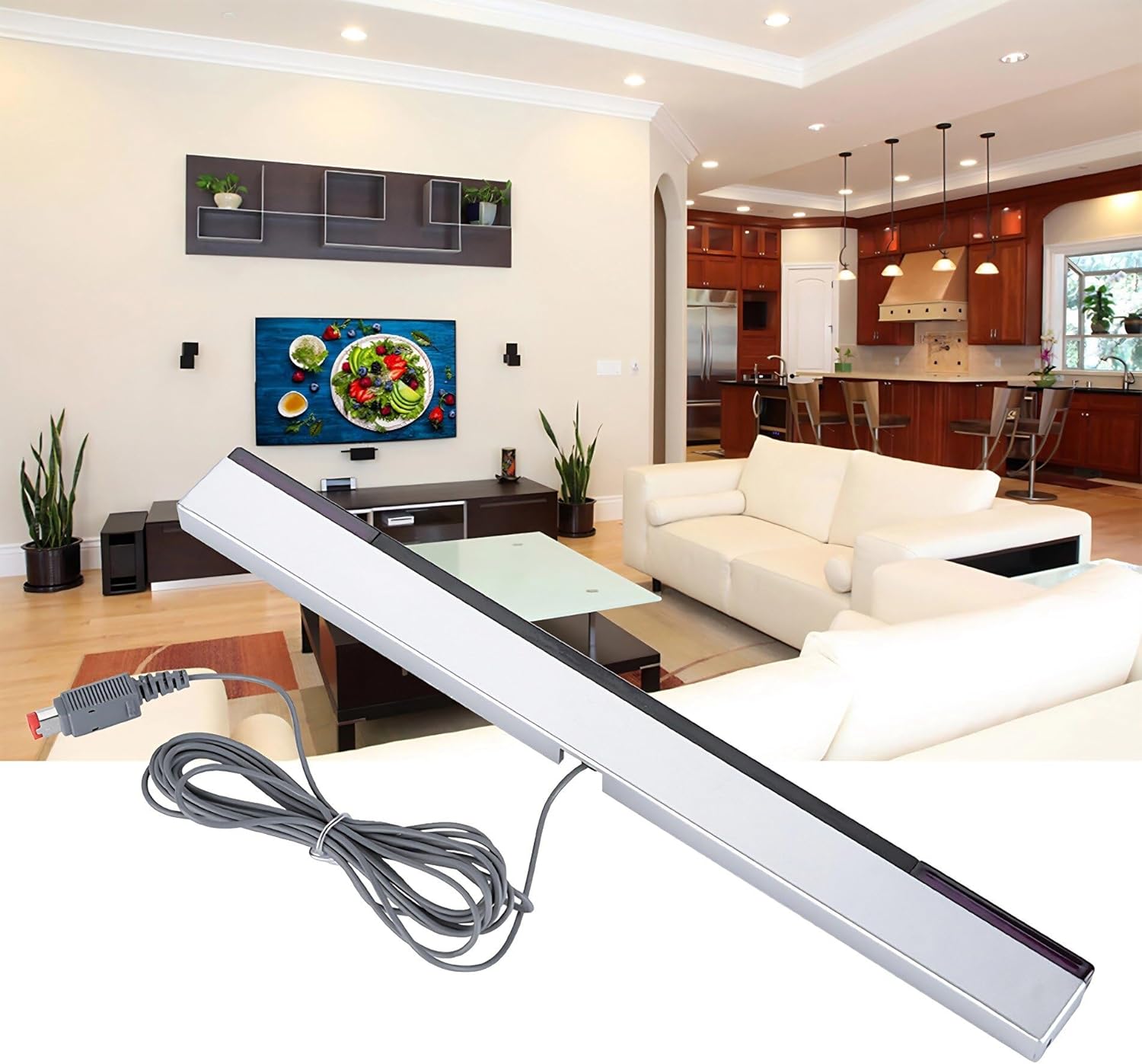 Wii Sensor Bar for Console, Wired Wii Sensor Bar with Sturdy Design, Original Wii Sensor Bar for Wii Console