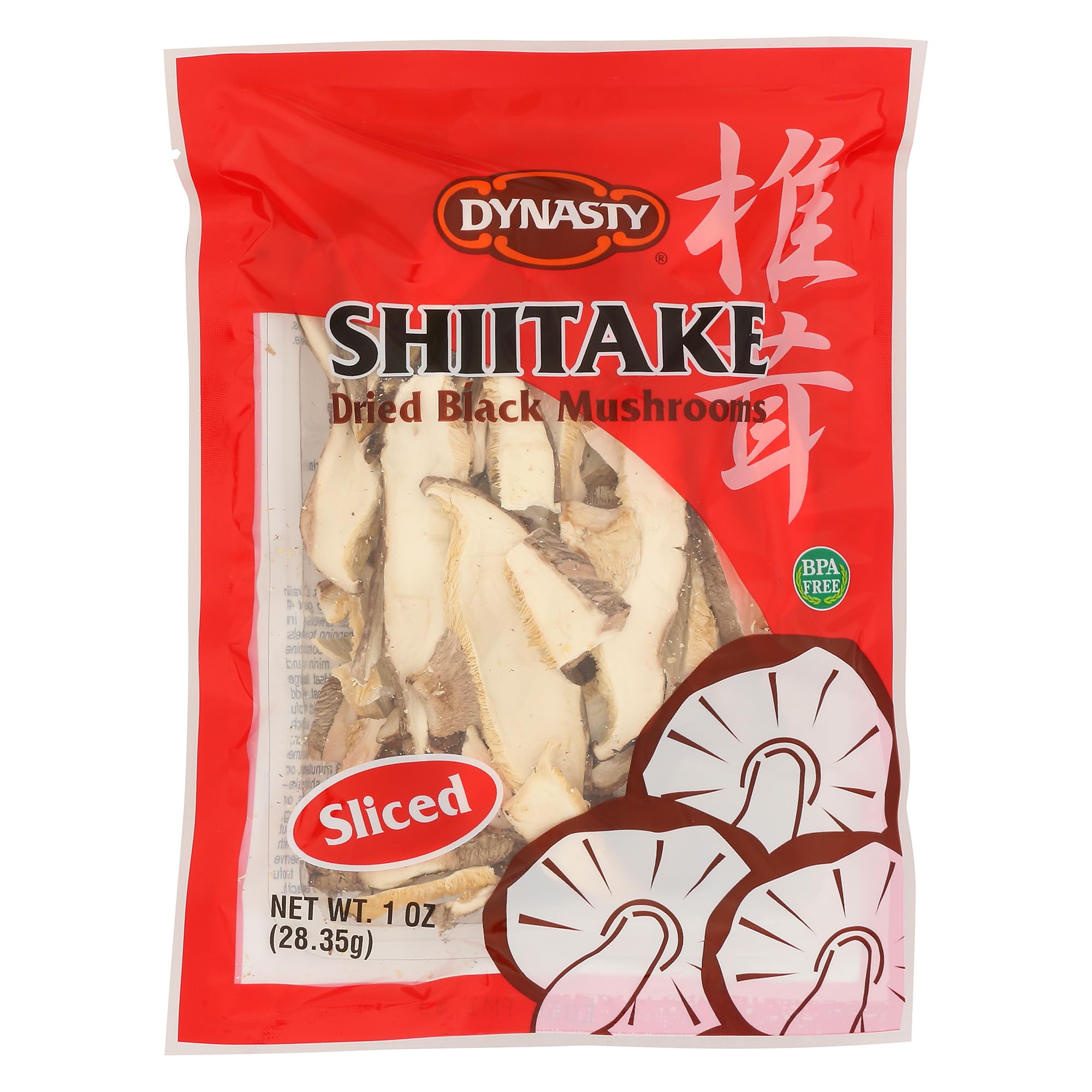 Dynasty Sliced Shiitake 1 oz.
