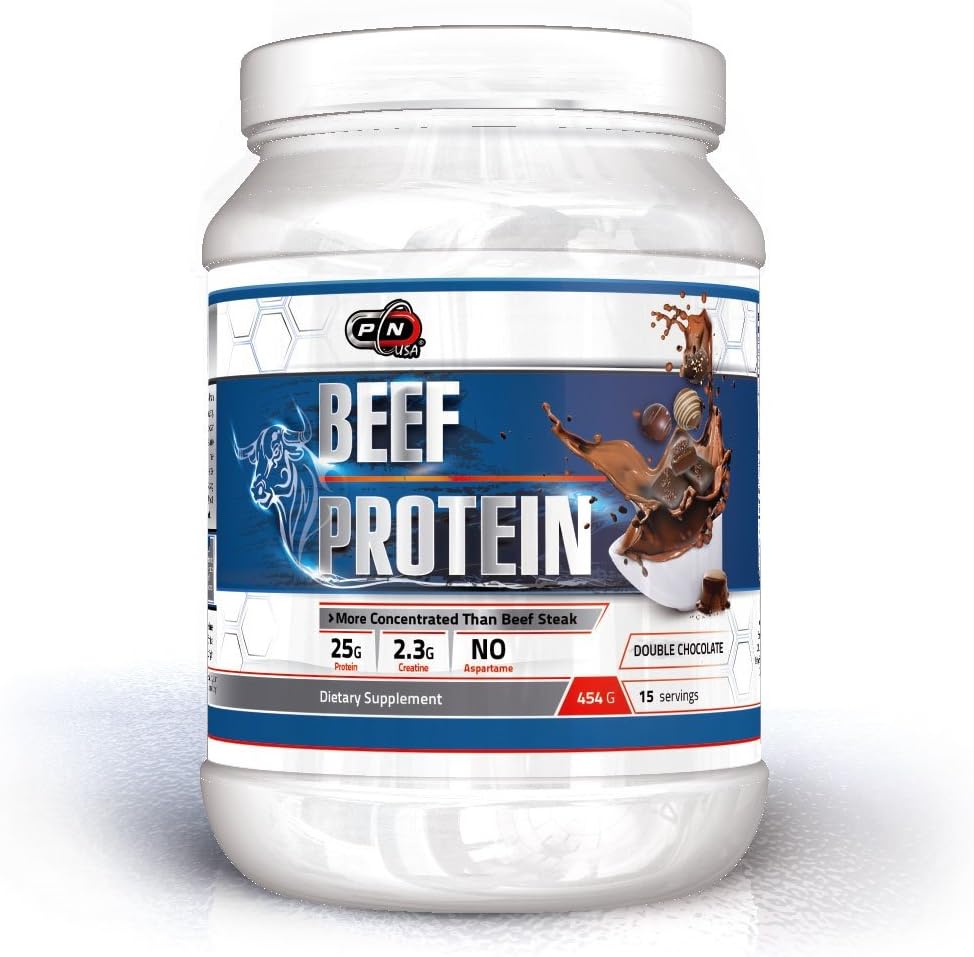 Hydrolysed Beef Protein Powder Chocolate Drink Cookies Cream|15 30 60 Servings|25g Proteins 2.3g Creatine Amino Acids, Arginine Citrulline Tryptophane Beta Alanine|Premium Muscle Building Supplement