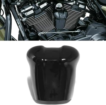 Hornet Style Steel Motorcycle Horn Cover for Harley Touring Electra Glide Street Glide Road Glide Ultra CLssic 1995-2023 Black