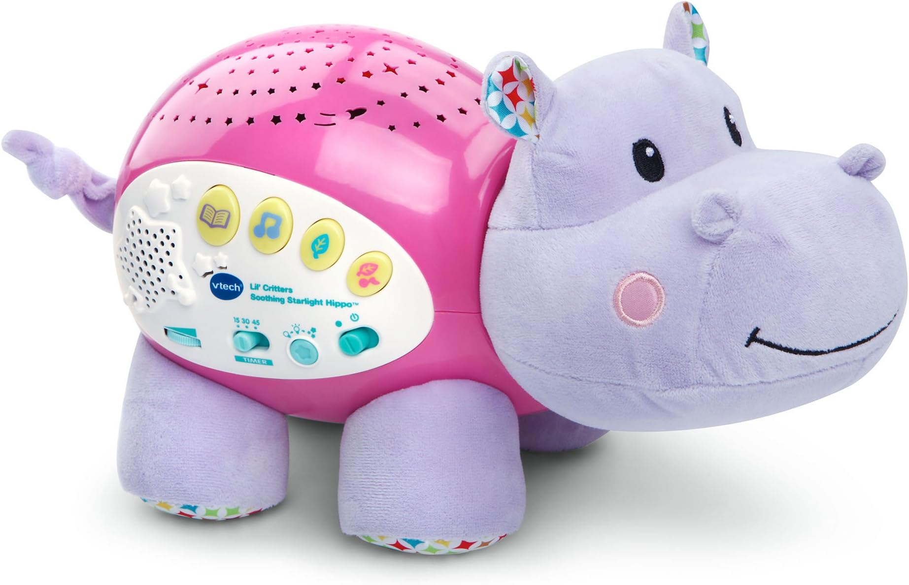 VTech Lil' Critters Soothing Starlight Hippo - Pink - Online Exclusive