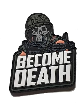 Become Death Animal Mother Full Metal Jacket M60 PVC Morale Patch