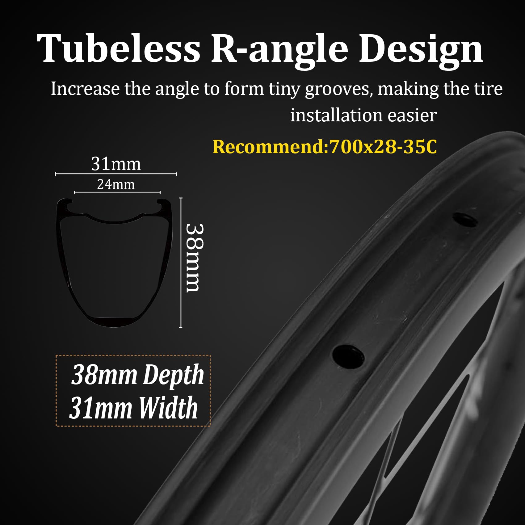 Jual Superteam Carbon Wheelset Disc Brake 50mm - CX6 Ceramic Di Seller - Foto 11