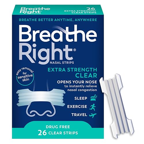 Breathe Right Nasal Strips | Extra Strength | Tan Nasal