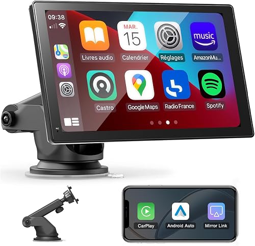 Ecran Carplay Voiture sans Fil pour CarPlay Android Auto …