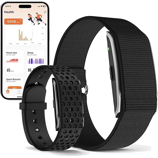 Health Smart Bracelet, Activity & Fitness Trackers/SpO2/ Heart Rate/Blood Pressure/Sleep Stress/IP68 Waterproof for120 Sport Modes,Automatic Monitoring Wearable Fitness Tracker Comes with Free App