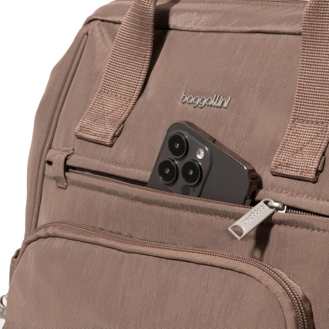 Baggallini Securtex Anti-Theft Windsor Backpack for Travel, Work & College, RFID & Locking Zipper, Up to 16" Laptop - Image 10