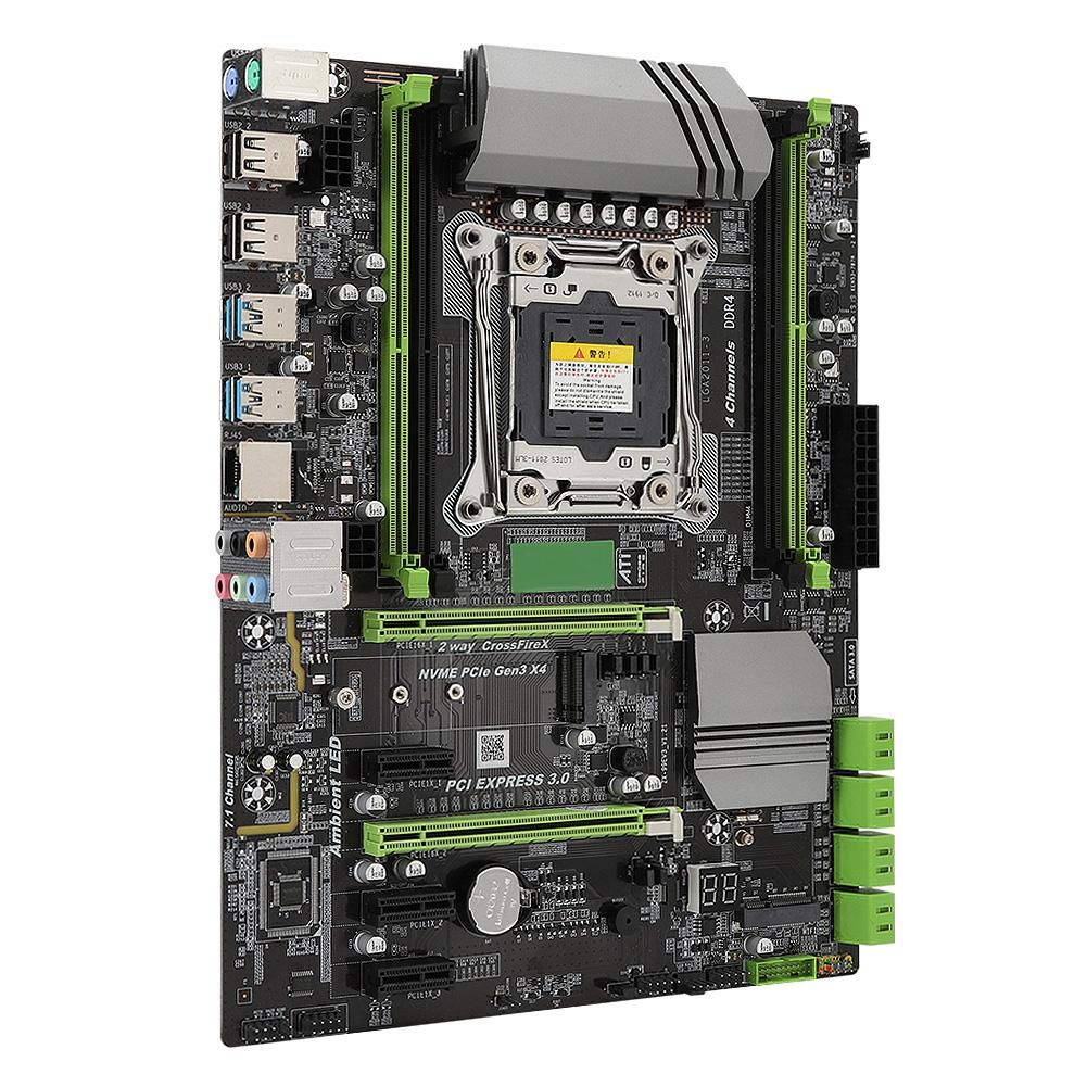 Płyta Główna Deskstop LGA2011-3 do X99 Chipsetu Płyta Główna Komputera DDR4-4 Pamięć DDR4 2133/2400/2800/32 GB, 8 Portów SATA2.0-1 Interfejs SSD M.2 z Kablem SATA (bateria