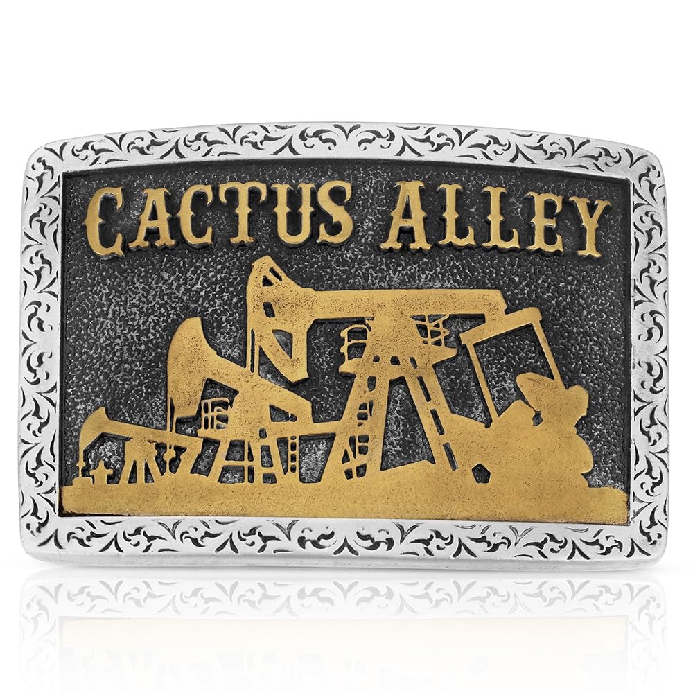 Montana Silversmiths Officially Licensed Cactus Alley Hat Co. Western Lifestyle Belt Buckle