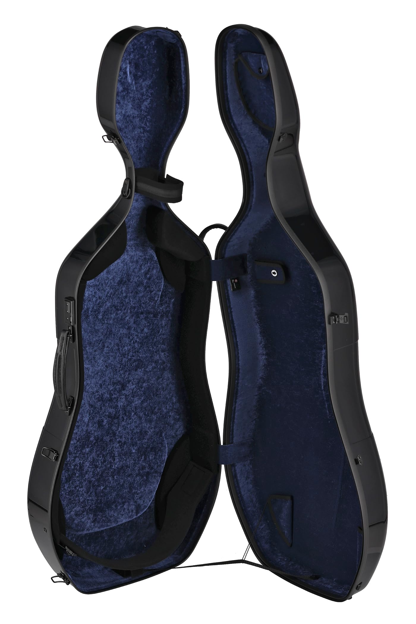 Gewa Astuccio per Violoncello AIR 3,9 kg nero/blu Made in Germany estremamente infrangibile, migliori proprietà di isolamento