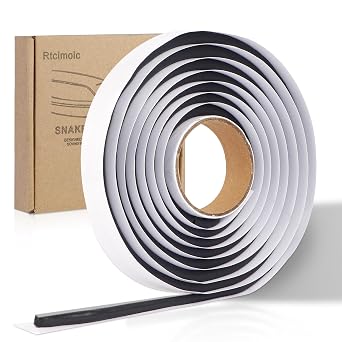 Butyl Tape 2m 6.6FT - Premium Grade Butyl Rubber Snake Sealant Tape for Car Window/Headlight Leak Sealing & Repair